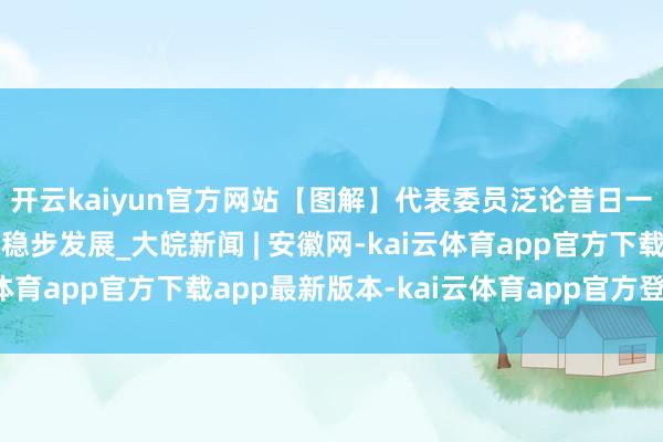 开云kaiyun官方网站【图解】代表委员泛论昔日一年配置：新质分娩力稳步发展_大皖新闻 | 安徽网-kai云体育app官方下载app最新版本-kai云体育app官方登录入口