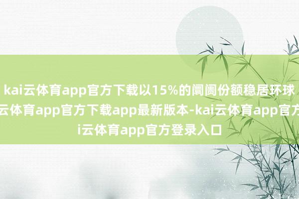 kai云体育app官方下载以15%的阛阓份额稳居环球第三-kai云体育app官方下载app最新版本-kai云体育app官方登录入口