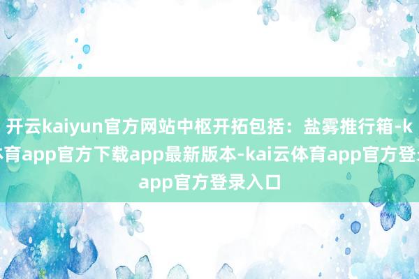 开云kaiyun官方网站中枢开拓包括：盐雾推行箱-kai云体育app官方下载app最新版本-kai云体育app官方登录入口