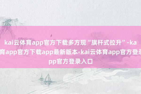 kai云体育app官方下载多方现“旗杆式拉升”-kai云体育app官方下载app最新版本-kai云体育app官方登录入口